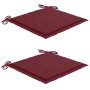 Set comedor de jardín plegable 3 piezas madera de teca cojines de , Conjuntos de jardín - Ref: Foro24-3063207, Precio: 168,80...
