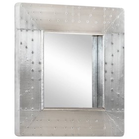 Espejo aviador de metal 50x50 cm de vidaXL, Espejos - Ref: Foro24-320636, Precio: 63,13 €, Descuento: %