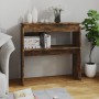Mesa consola madera contrachapada roble ahumado 80x30x80 cm de , Mesas auxiliares - Ref: Foro24-815216, Precio: 39,02 €, Desc...