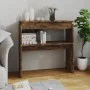 Mesa consola madera contrachapada roble ahumado 80x30x80 cm de , Mesas auxiliares - Ref: Foro24-815216, Precio: 38,51 €, Desc...