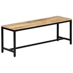 Massive Esszimmerbank aus rohem Mangoholz, 120 cm von , Ess- und Küchenbänke - Ref: Foro24-247814, Preis: 171,47 €, Rabatt: %