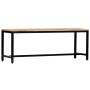 Banco de comedor madera maciza de mango en bruto 120 cm de , Bancos de comedor y cocina - Ref: Foro24-247814, Precio: 174,02 ...