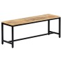 Banco de comedor madera maciza de mango en bruto 120 cm de , Bancos de comedor y cocina - Ref: Foro24-247814, Precio: 174,02 ...