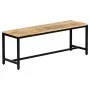 Banco de comedor madera maciza de mango en bruto 120 cm de , Bancos de comedor y cocina - Ref: Foro24-247814, Precio: 171,47 ...