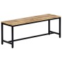 Banco de comedor madera maciza de mango en bruto 120 cm de , Bancos de comedor y cocina - Ref: Foro24-247814, Precio: 174,02 ...