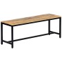 Banco de comedor madera maciza de mango en bruto 120 cm de , Bancos de comedor y cocina - Ref: Foro24-247814, Precio: 174,02 ...