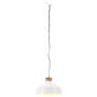 Lámpara colgante industrial 42 cm blanca E27 de vidaXL, Lámparas - Ref: Foro24-320833, Precio: 48,57 €, Descuento: %