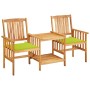 Sillas y mesita de jardín con cojines madera maciza acacia de , Conjuntos de jardín - Ref: Foro24-3061286, Precio: 150,48 €, ...