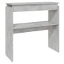 Mesa consola madera de ingeniería gris 80x30x80 cm de , Mesas auxiliares - Ref: Foro24-808318, Precio: 40,80 €, Descuento: %