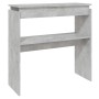 Mesa consola madera de ingeniería gris 80x30x80 cm de , Mesas auxiliares - Ref: Foro24-808318, Precio: 41,39 €, Descuento: %