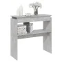Mesa consola madera de ingeniería gris 80x30x80 cm de , Mesas auxiliares - Ref: Foro24-808318, Precio: 40,80 €, Descuento: %