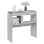 Mesa consola madera de ingeniería gris 80x30x80 cm de , Mesas auxiliares - Ref: Foro24-808318, Precio: 41,39 €, Descuento: %