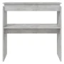 Mesa consola madera de ingeniería gris 80x30x80 cm de , Mesas auxiliares - Ref: Foro24-808318, Precio: 40,80 €, Descuento: %