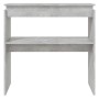 Mesa consola madera de ingeniería gris 80x30x80 cm de , Mesas auxiliares - Ref: Foro24-808318, Precio: 41,39 €, Descuento: %