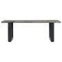 Gray solid acacia natural edge coffee table 115x60x40 cm by , Coffee table - Ref: Foro24-247829, Price: 150,58 €, Discount: %