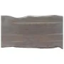 Gray solid acacia natural edge coffee table 115x60x40 cm by , Coffee table - Ref: Foro24-247829, Price: 150,58 €, Discount: %