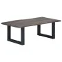 Gray solid acacia natural edge coffee table 115x60x40 cm by , Coffee table - Ref: Foro24-247829, Price: 150,58 €, Discount: %