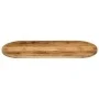 Oval table top solid rough mango wood 120x60x2.5cm by , Table tops - Ref: Foro24-370110, Price: 109,20 €, Discount: %
