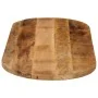 Oval table top solid rough mango wood 120x60x2.5cm by , Table tops - Ref: Foro24-370110, Price: 109,20 €, Discount: %