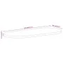 Oval table top solid rough mango wood 120x60x2.5cm by , Table tops - Ref: Foro24-370110, Price: 109,20 €, Discount: %