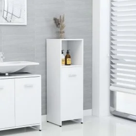 Armario de baño madera contrachapada blanco 30x30x95 cm de vidaXL, Muebles de baño - Ref: Foro24-802588, Precio: 44,59 €, Des...