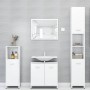 Armario de baño madera contrachapada blanco 30x30x95 cm de vidaXL, Muebles de baño - Ref: Foro24-802588, Precio: 45,69 €, Des...