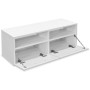 Mueble para televisión madera de ingeniería blanco 95x35x36 cm en Muebles TV | Comprar online en Foru.es