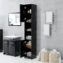 Armario baño madera contrachapada negro brillo 30x30x183,5 cm de vidaXL, Muebles de baño - Ref: Foro24-802598, Precio: 68,09 ...
