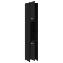 Armario baño madera contrachapada negro brillo 30x30x183,5 cm de vidaXL, Muebles de baño - Ref: Foro24-802598, Precio: 68,09 ...
