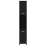 Armario baño madera contrachapada negro brillo 30x30x183,5 cm de vidaXL, Muebles de baño - Ref: Foro24-802598, Precio: 71,58 ...