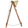 Lámpara de pie 3 pzas madera maciza de mango latón E27 de vidaXL, Lámparas - Ref: Foro24-320592, Precio: 196,29 €, Descuento: %