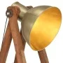 Lámpara de pie 3 pzas madera maciza de mango latón E27 de vidaXL, Lámparas - Ref: Foro24-320592, Precio: 203,16 €, Descuento: %