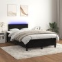 Cama box spring con colchón y LED terciopelo negro 120x190 cm de , Camas y somieres - Ref: Foro24-3270143, Precio: 387,91 €, ...