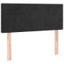 Cama box spring con colchón y LED terciopelo negro 120x190 cm de , Camas y somieres - Ref: Foro24-3270143, Precio: 387,91 €, ...