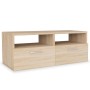 Mueble de TV madera de ingeniería roble 95x35x36 cm en Muebles TV | Comprar online en Foru.es