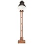 Lámpara de pie madera maciza de mango negro E27 de vidaXL, Lámparas - Ref: Foro24-320581, Precio: 127,73 €, Descuento: %