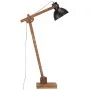 Lámpara de pie madera maciza de mango negro E27 de vidaXL, Lámparas - Ref: Foro24-320581, Precio: 130,29 €, Descuento: %