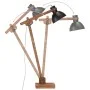 Lámpara de pie madera maciza de mango negro E27 de vidaXL, Lámparas - Ref: Foro24-320581, Precio: 130,29 €, Descuento: %