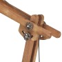 Lámpara de pie madera maciza de mango negro E27 de vidaXL, Lámparas - Ref: Foro24-320581, Precio: 127,73 €, Descuento: %