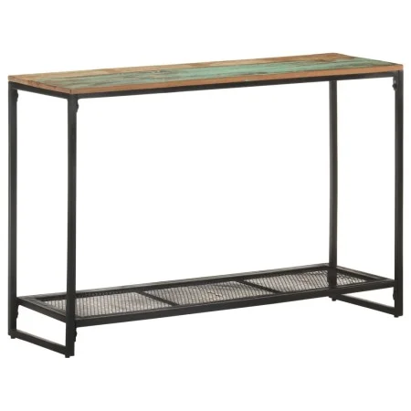 Mesa consola de madera maciza reciclada 110x35x75 cm de vidaXL, Mesas auxiliares - Ref: Foro24-320248, Precio: 99,20 €, Descu...