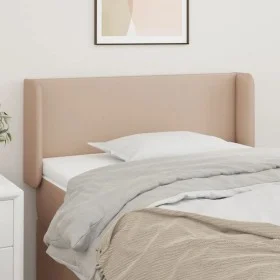 Cabecero de cuero sintético color capuchino 83x16x78/88 cm de , Cabeceros y pies de cama - Ref: Foro24-3118565, Precio: 44,77...