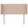 Cabecero de cuero sintético color capuchino 83x16x78/88 cm de , Cabeceros y pies de cama - Ref: Foro24-3118565, Precio: 46,89...