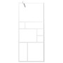Mampara de ducha accesible vidrio ESG blanco 90x195 cm de , Paredes y mamparas de ducha - Ref: Foro24-151869, Precio: 143,74 ...