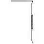 Mampara ducha vidrio esmerilado diseño piedras negro 90x195 cm by , Shower walls and screens - Ref: Foro24-151881, Price: 163...