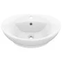 Lavabo lujoso con rebosadero cerámica blanco mate 58,5x39 cm de vidaXL, Lavabos - Ref: Foro24-146932, Precio: 100,66 €, Descu...