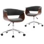 Sillas de comedor giratorias 2 unidades tela gris de vidaXL, Sillas de comedor - Ref: Foro24-3054884, Precio: 300,32 €, Descu...