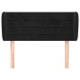 Cabecero de terciopelo negro 103x23x78/88 cm de , Cabeceros y pies de cama - Ref: Foro24-3117328, Precio: 47,01 €, Descuento: %