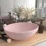 Lavabo de lujo ovalado cerámica rosa mate 40x33 cm de vidaXL, Lavabos - Ref: Foro24-146922, Precio: 62,34 €, Descuento: %