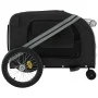 Bicycle pet trailer, iron frame, Oxford fabric in gray and black. by , pet strollers - Ref: Foro24-93902, Price: 117,42 €, Di...