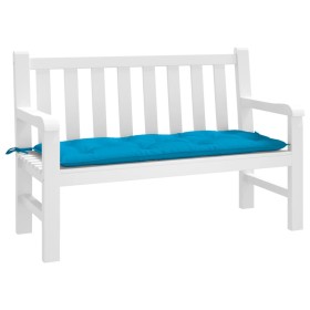 Cojín de banco de jardín tela Oxford azul 120x50x7 cm de , Cojines para sillas y sofás - Ref: Foro24-361587, Precio: 28,41 €,...